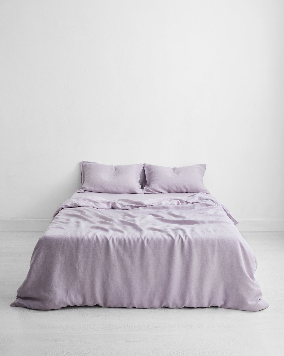 Lilac 100% Flax Linen Pillowcases (Set of Two)